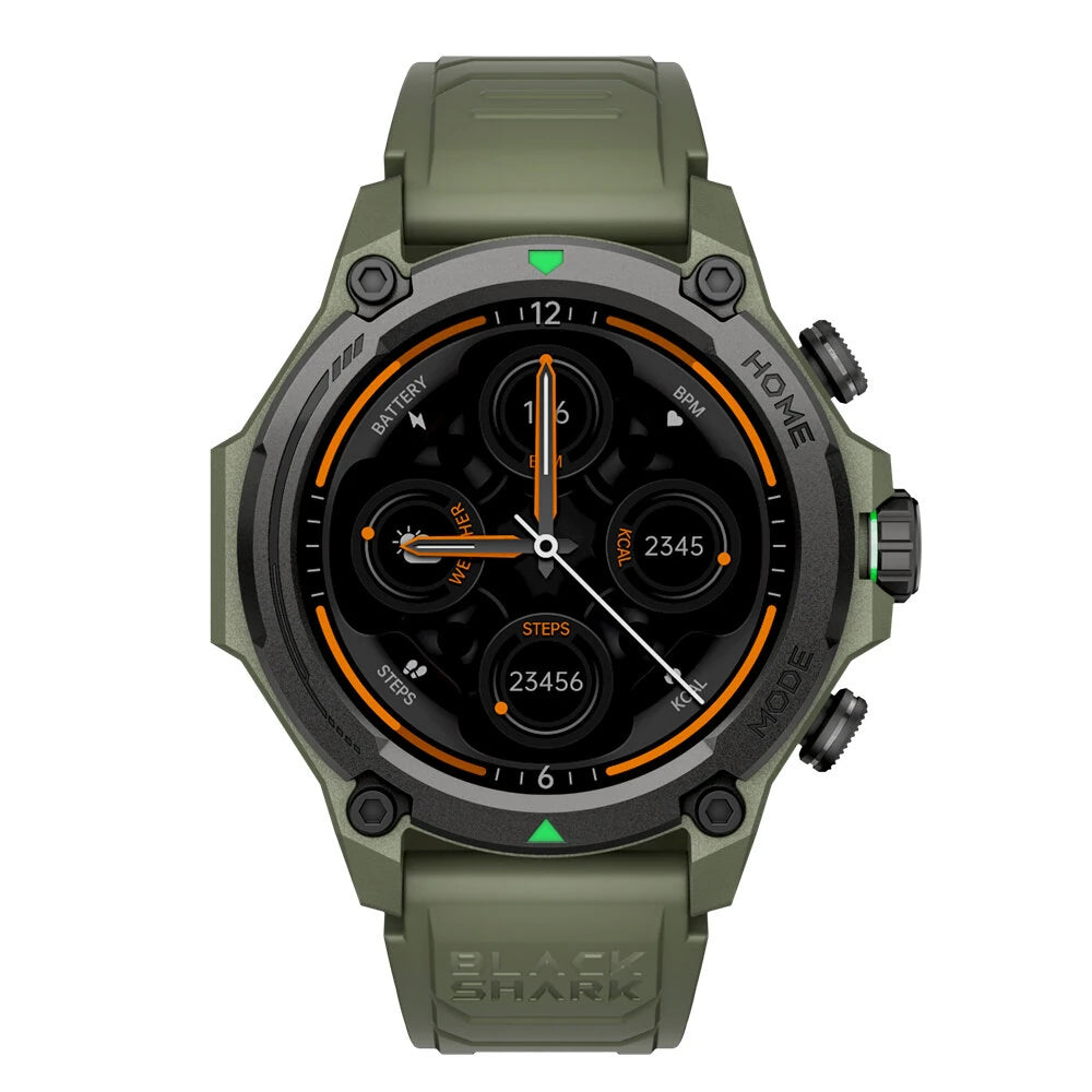 Fitness ur GS3 1,43-tommers AMOLED-skærm GPS