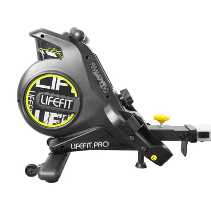 LIFEFIT RMM7200 Romaskine 100 kg Maksimal belastningskapacitet Sammenfoldelig justerbar maskine med digital LCD-skærm Helkrops-sundhedstræning til brug i hjemmet