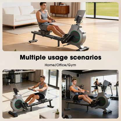 [EU Direct] Formill QK-530 Magnetisk Rormaskine - Ultra-stille Svinghjul, APP-kompatibel, 16 Modstandsniveauer med Ergonomisk Sæde, Oprindeligt Sammenfoldet Pladsbesparende til Hjemmet