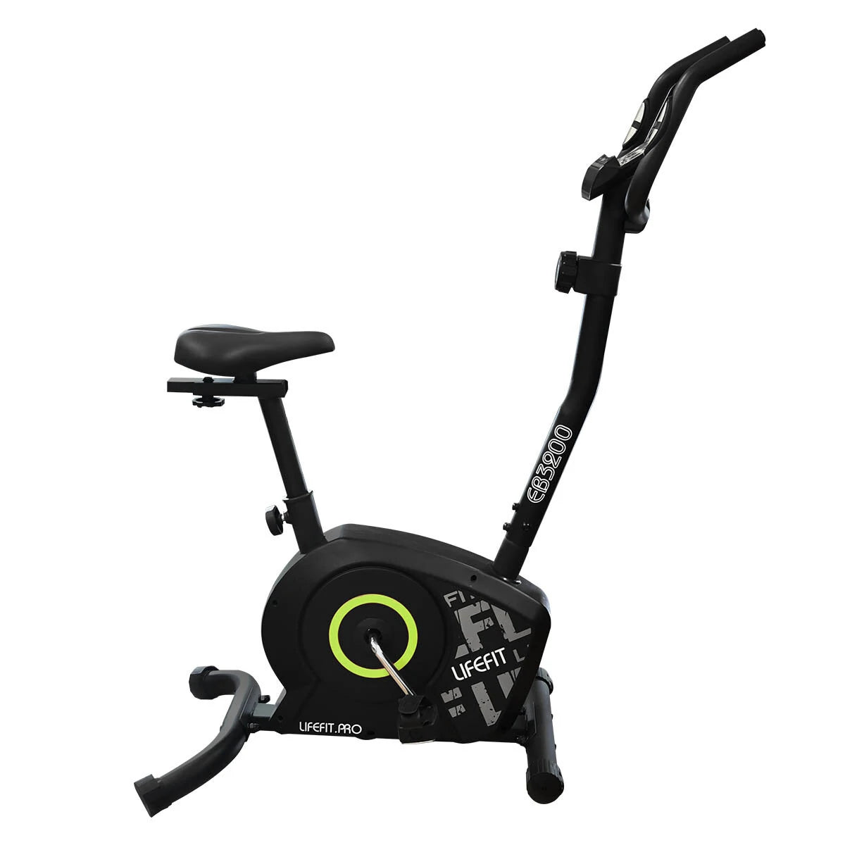 LIFEFIT EB3200 Motionscykel 120kg Maksimal belastningskapacitet Fitnessudstyr med LED-display Aerobisk motionscykeludstyr til hjemmetræning og sport