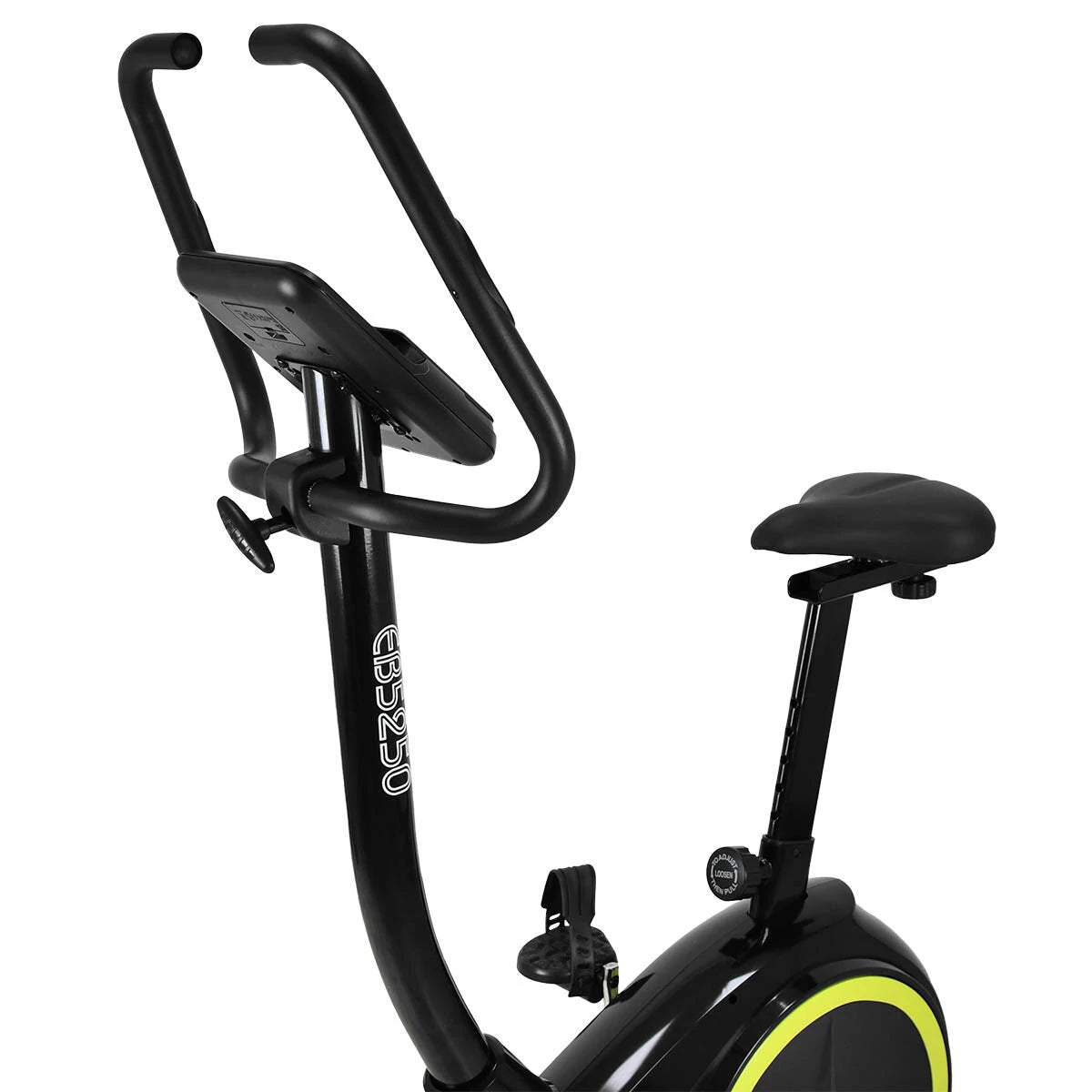 LIFEFIT EB5250 Motionscykel 150 kg Maksimal Belastning Fitnessudstyr med LED-skærm Aerob Fitnesscykel til Hjemmetræning Sport
