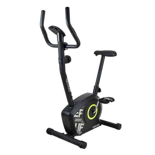 LIFEFIT EB3100 motionscykel 120 kg maks. belastningskapacitet fitnessudstyr med LED-display aerob motionscykel udstyr til hjemmetræning sport