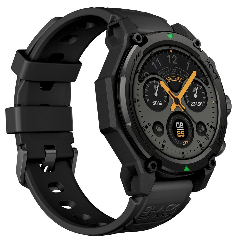 Fitness ur GS3 1,43-tommers AMOLED-skærm GPS