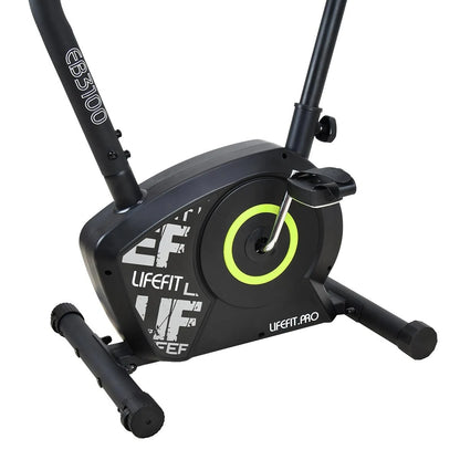 [EU Direkte] LIFEFIT EB3100 Træningscykel 120kg maks. Belastningskapacitet Fitnessudstyr med LED-display Aerobic Fitness Cykel Udstyr til Hjemme-Gymnastik Sport