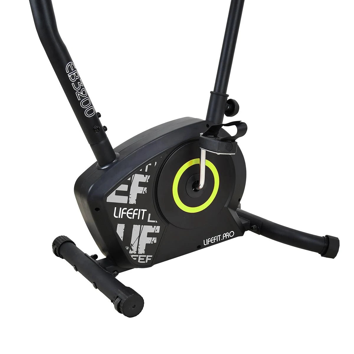 LIFEFIT EB3200 Motionscykel 120kg Maksimal belastningskapacitet Fitnessudstyr med LED-display Aerobisk motionscykeludstyr til hjemmetræning og sport
