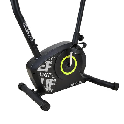 LIFEFIT EB3200 Motionscykel 120kg Maksimal belastningskapacitet Fitnessudstyr med LED-display Aerobisk motionscykeludstyr til hjemmetræning og sport