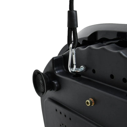 [EU DIREKT] LIFEFIT F-DESK-01-01 Vibrationsplade Træningsmaskine med Ringe Modstandsbånd Kroppetræning Vibrationsfitnessplatform Hjemme Træningsudstyr til Muskelformning