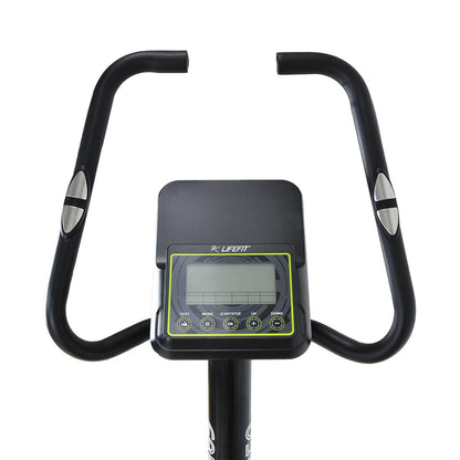 LIFEFIT EB5250 Motionscykel 150 kg Maksimal Belastning Fitnessudstyr med LED-skærm Aerob Fitnesscykel til Hjemmetræning Sport