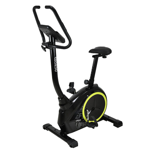 LIFEFIT EB5250 Motionscykel 150 kg Maksimal Belastning Fitnessudstyr med LED-skærm Aerob Fitnesscykel til Hjemmetræning Sport