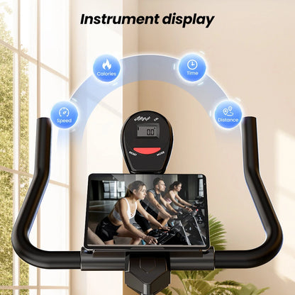 Formill QK101 Smart motionscykel spinningcykel indendørs 6 kg svinghjul ultrastille magnetisk modstandscykel 120 kg belastningskapacitet med justerbart styr og sæde professionel bodybuilding fitness