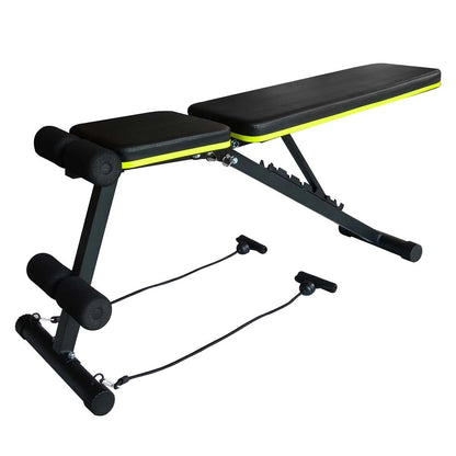[EU Direkte] LIFEFIT Justerbar Bænk Sammenfoldelig Maveøvelsesbænk til Hjemmegymnastik med Støtte til Maks. 150 kg Kapacitet