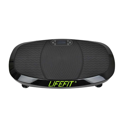 [EU DIREKTE] LIFEFIT F-DESK-03-01 Vibrationsplade Træningsmaskine med Loop Modstandsremme Hjemmetræningsudstyr til Muskelmassage Formning Lav Støj Vibrations Fitness