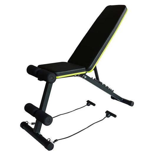 [EU Direkte] LIFEFIT Justerbar Bænk Sammenfoldelig Maveøvelsesbænk til Hjemmegymnastik med Støtte til Maks. 150 kg Kapacitet