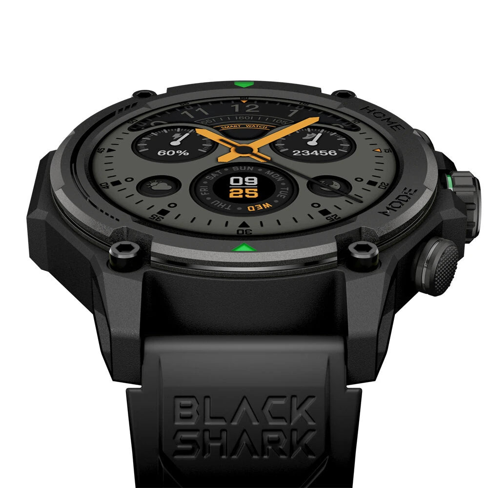 Fitness ur GS3 1,43-tommers AMOLED-skærm GPS