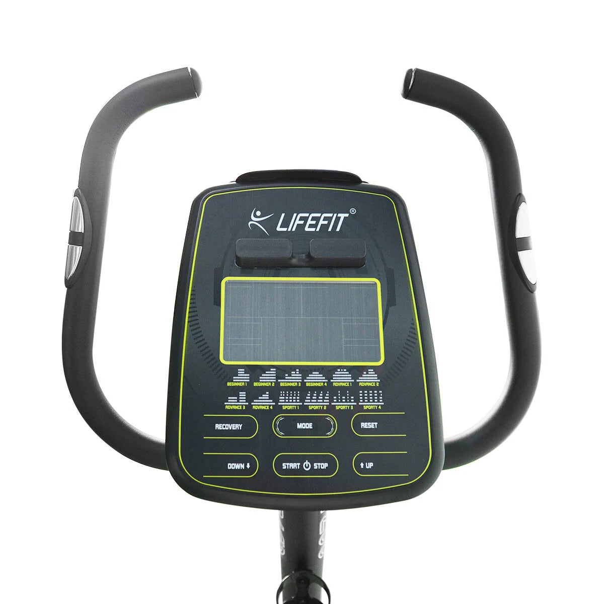 LIFEFIT EB7200 Motionscykel 150kg Maks. belastningskapacitet Fitnessudstyr med LED-display Aerobisk fitness cykeludstyr til hjemmetræning