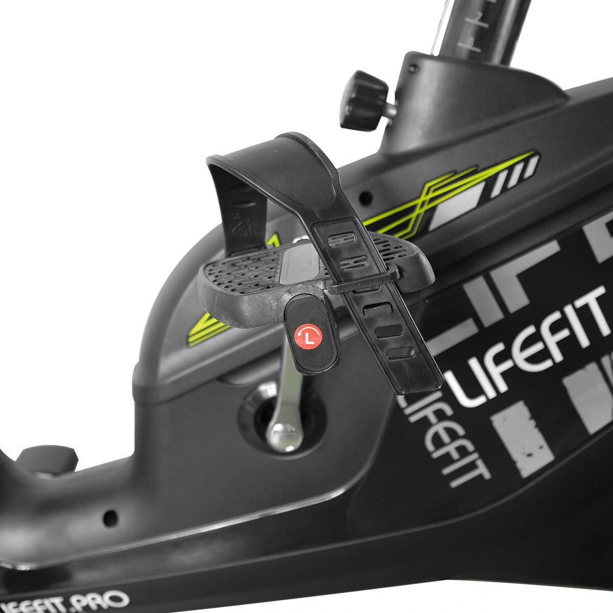 LIFEFIT EB7200 Motionscykel 150kg Maks. belastningskapacitet Fitnessudstyr med LED-display Aerobisk fitness cykeludstyr til hjemmetræning