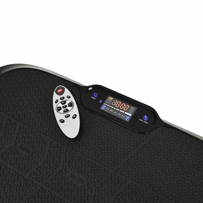 [EU DIREKT] LIFEFIT F-DESK-01-01 Vibrationsplade Træningsmaskine med Ringe Modstandsbånd Kroppetræning Vibrationsfitnessplatform Hjemme Træningsudstyr til Muskelformning