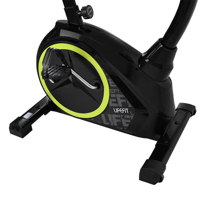 LIFEFIT EB5250 Motionscykel 150 kg Maksimal Belastning Fitnessudstyr med LED-skærm Aerob Fitnesscykel til Hjemmetræning Sport